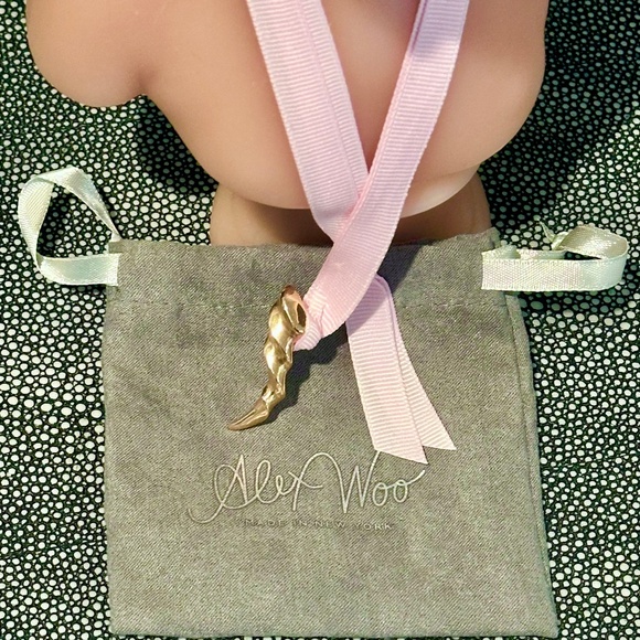 Alex Woo 14k Swirling Cornicello Charm / Signed By The Artist / UNISEX - Picture 12 of 16